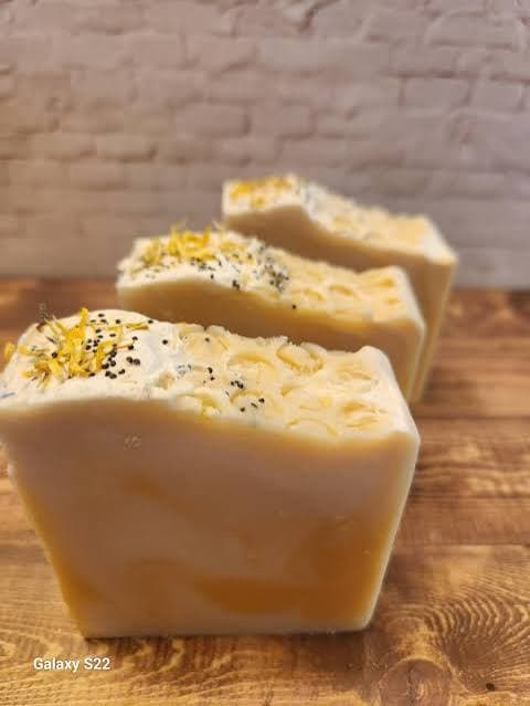 Honey Lavender Hand Carved Soap Bar