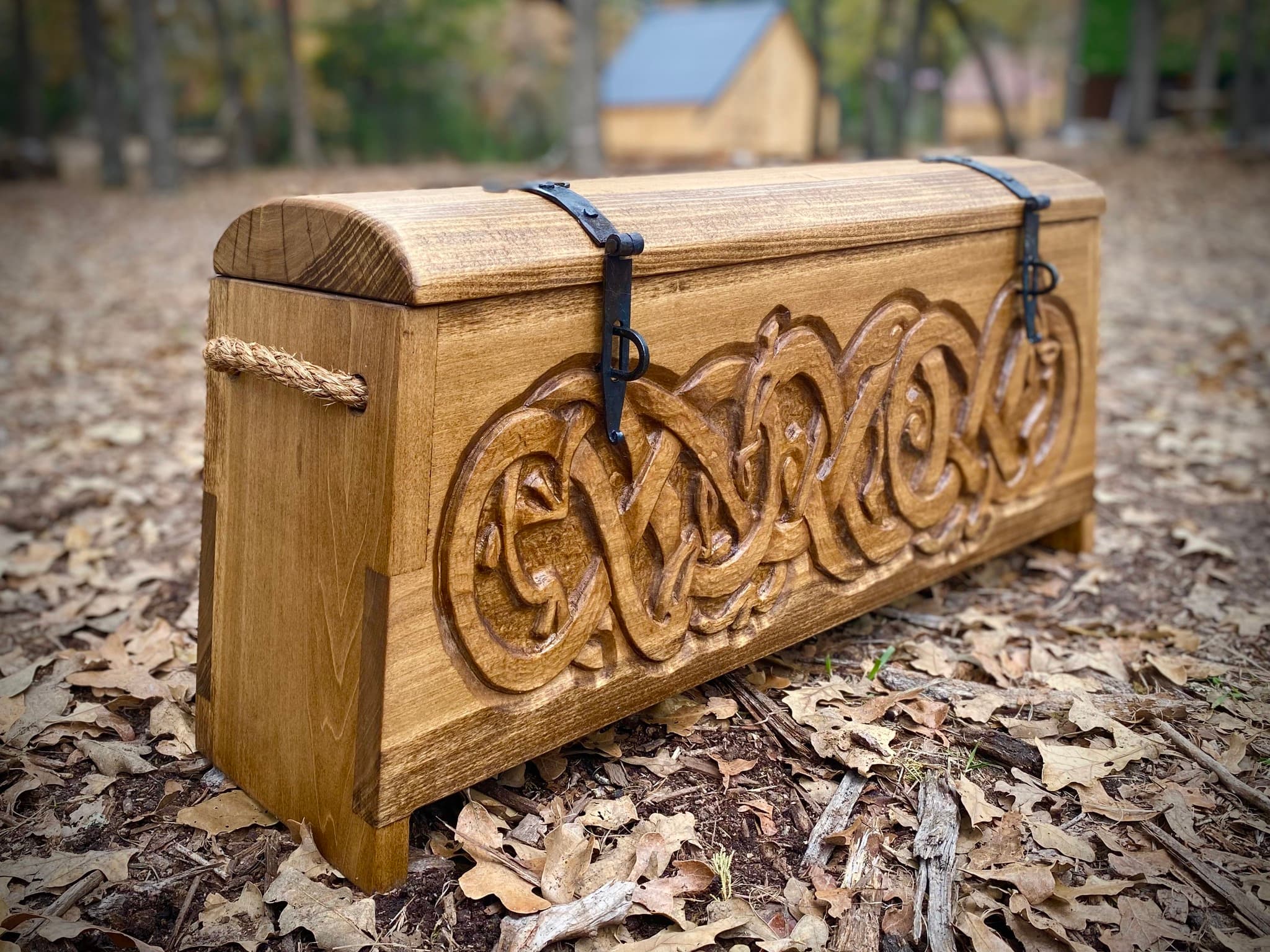 Mästermyr Inspired Carved Viking Sea Chest 2