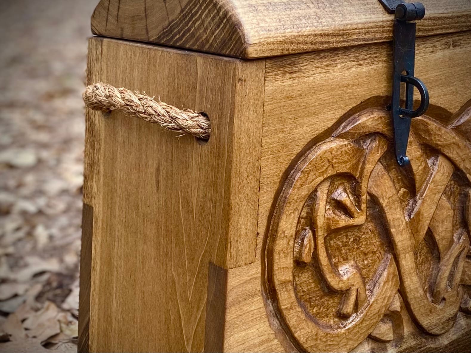 Mästermyr Inspired Carved Viking Sea Chest 3