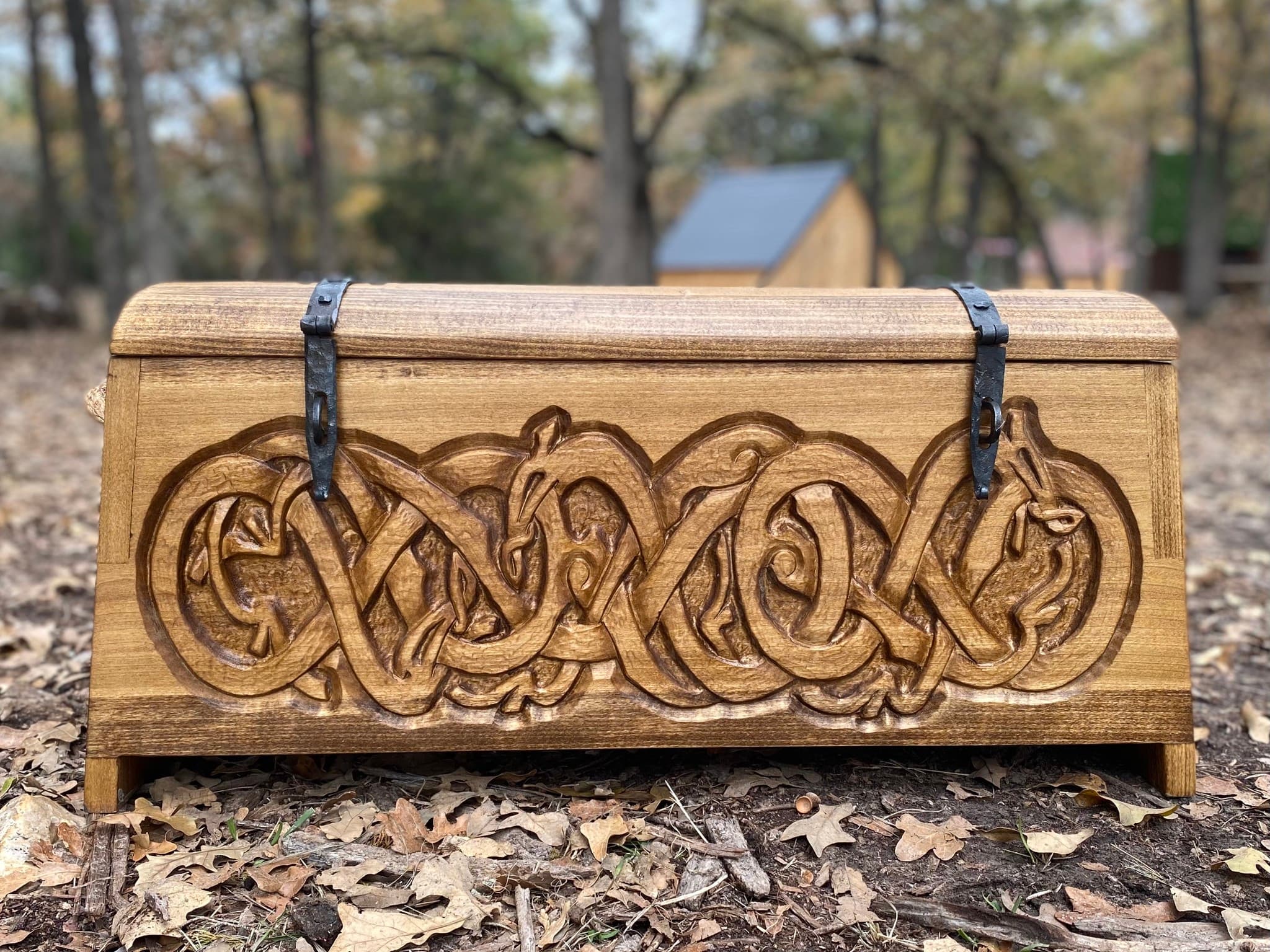 Mästermyr Inspired Carved Viking Sea Chest