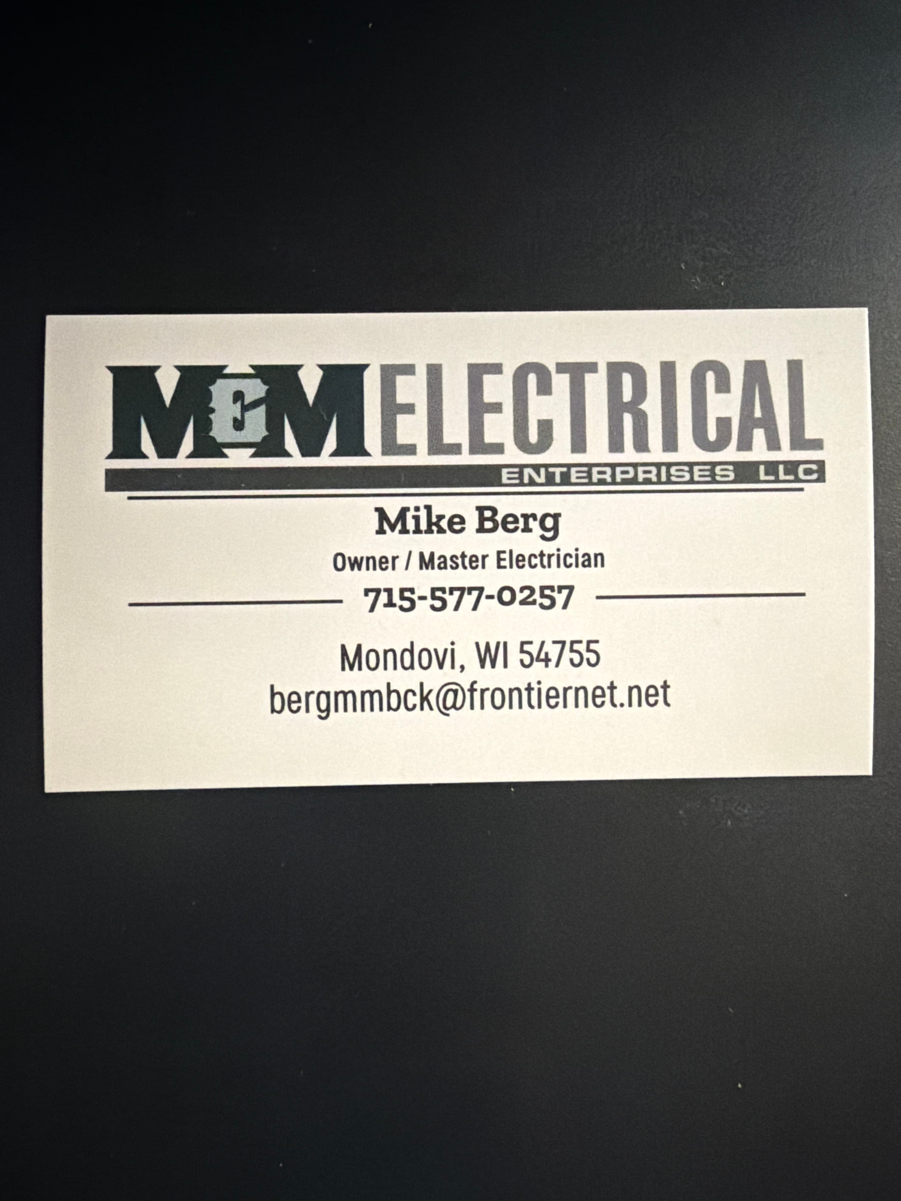 M&M Electrical Ent LLC, Mike Berg